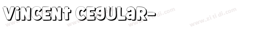 Vincent Regular字体转换